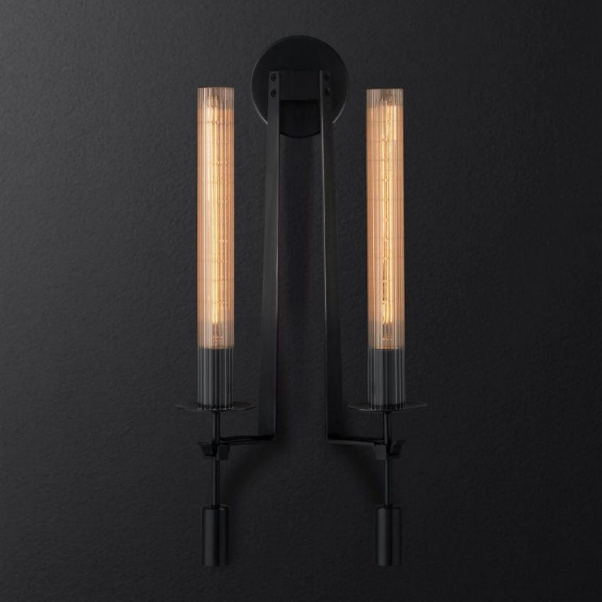 Prismatic plus Double Sconce