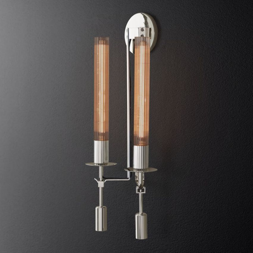 Prismatic plus Double Sconce