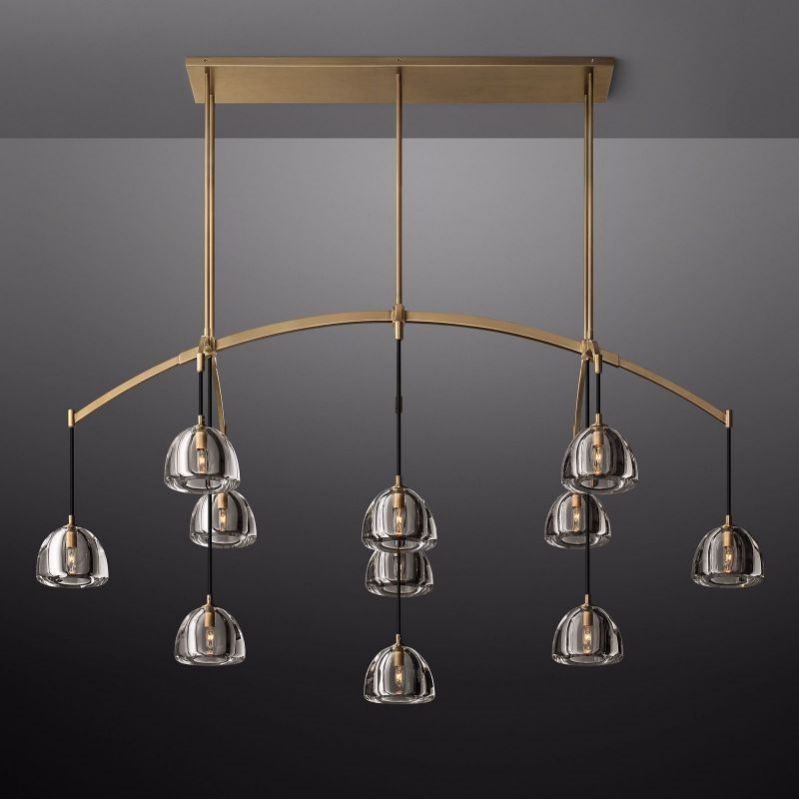 Mushroom Linear Chandelier 72"