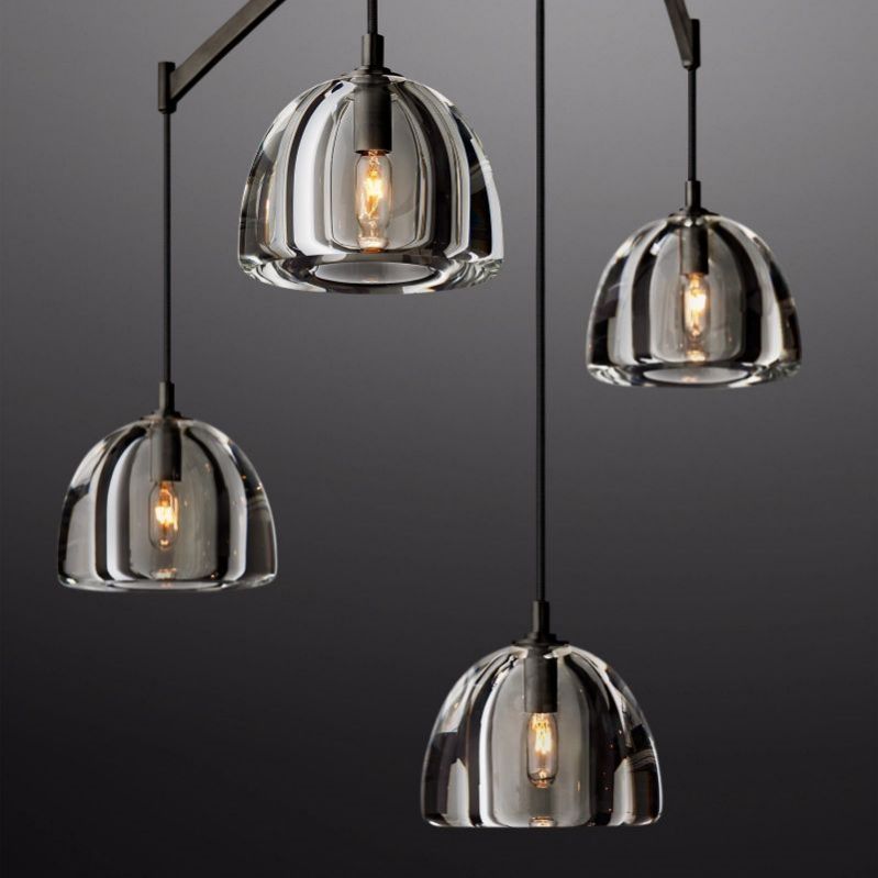 Mushroom Linear Chandelier 72"