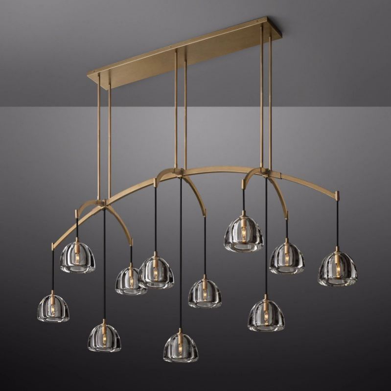 Mushroom Linear Chandelier 72"