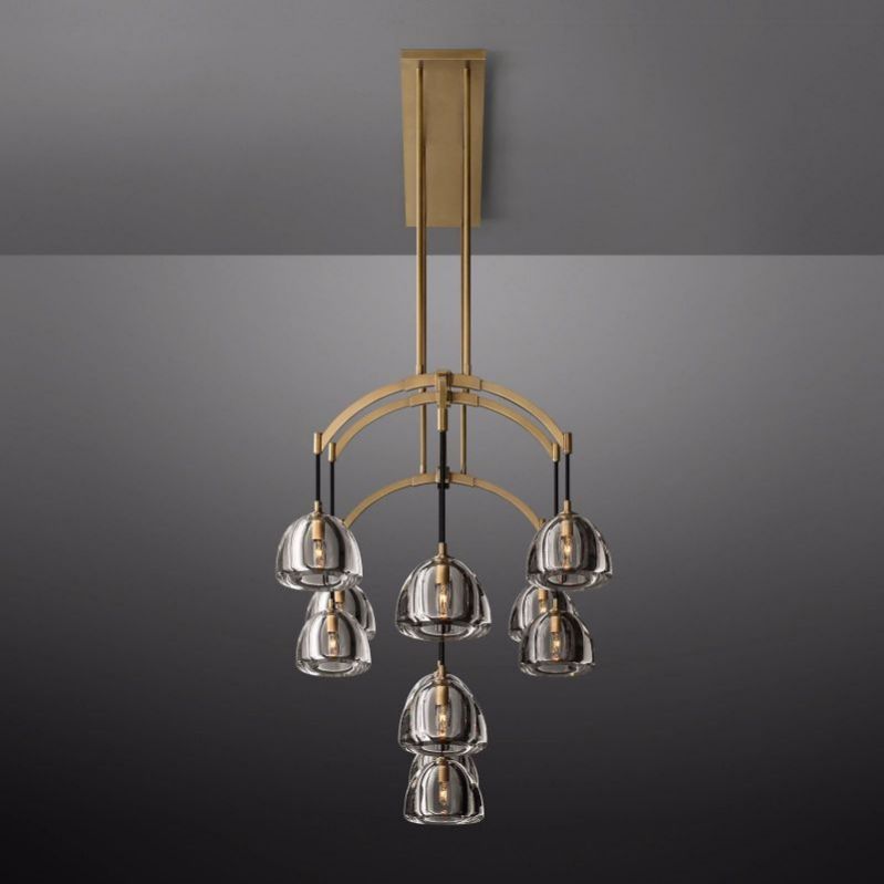 Mushroom Linear Chandelier 72"